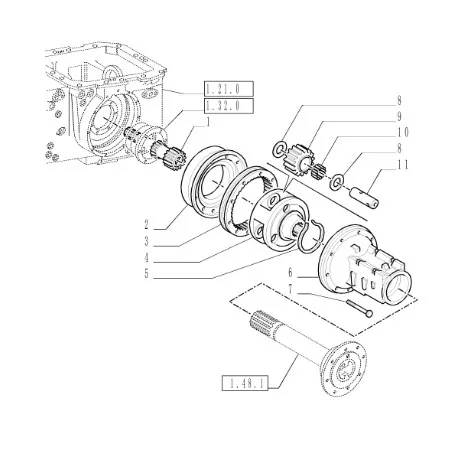 5182007 - корпус полуоси