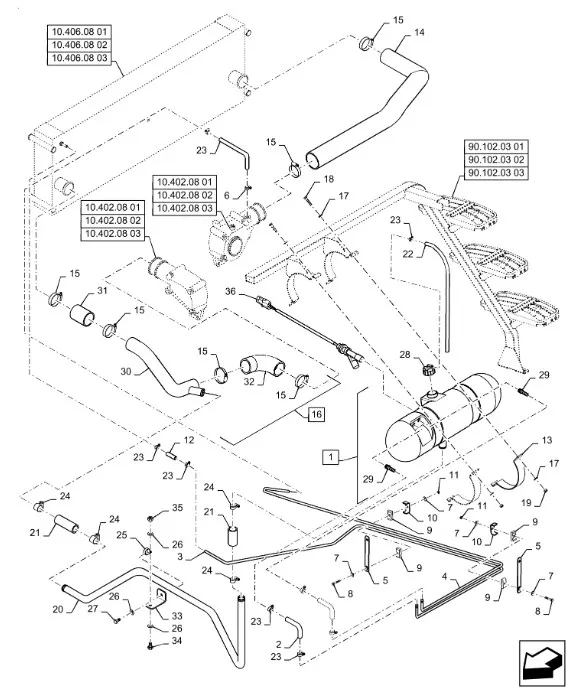 87377459 - Датчик уровня охл.ж. ДВС ТС56, ТС5080, CS, CSX, CX8, CR