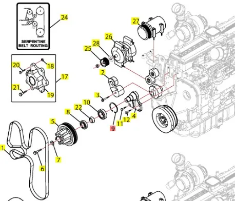 9671554 - Стопорное кольцо
